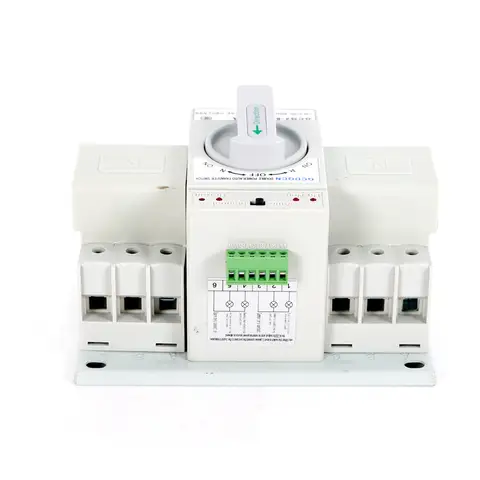 110V 220V 63A Automatic Transfer Switch 2S Changeover Dual Power Transfer Switch for Backup Generator 50/60Hz