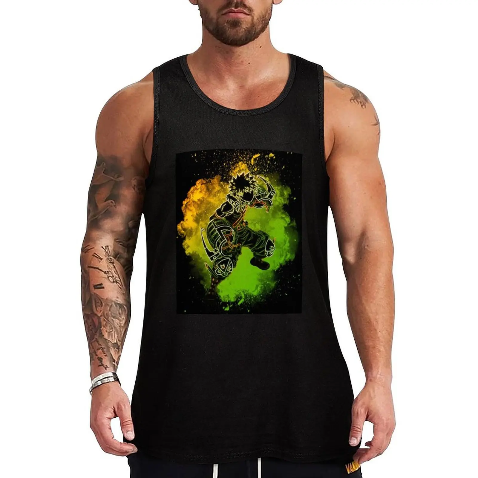 The Katchan Bakugo Katsuki Hero Academy Tank Top Comfort Basic Tank Top Cotton Sleeveless Daily Shirt