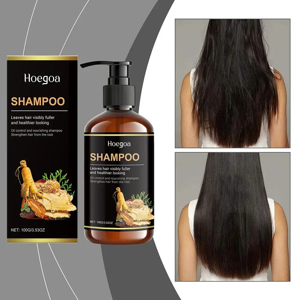 여성용 탈모 방지 샴푸는 손상을 줄이고 두피를 진정시킵니다. 천연 영양을 공급하는 인삼과 생강 샴푸 데일리 헤어 N6L3