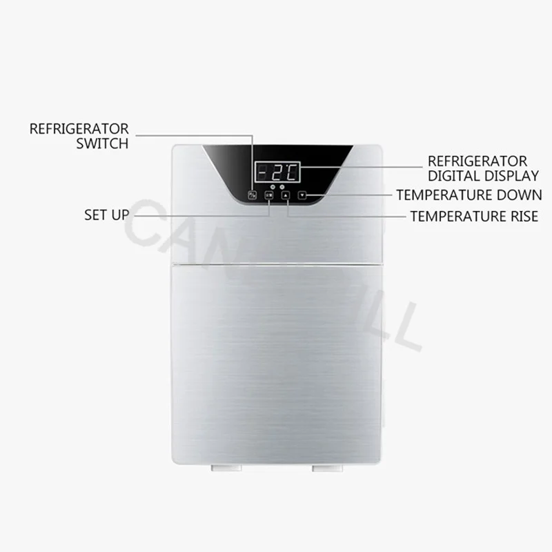 Kleine Huishoudelijke Koelkast Keuken Koelkast Enkele Deur Koelkast Wijn Melk Voedsel Koude Opslag Koelkast Verstelbare