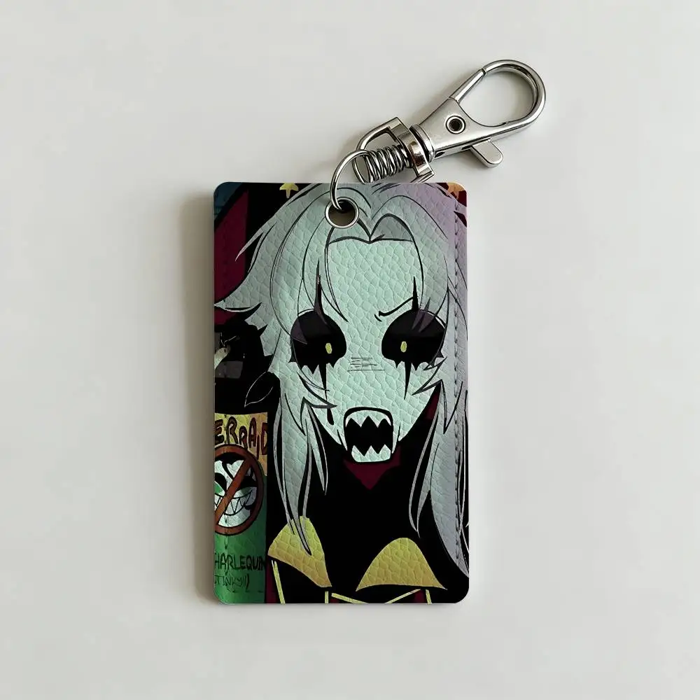 F-Freak P-Pierrots C-Circus Card Holder Men And Womenn Universal Antirust Keychain Learther Access Drop Key Tag Ring