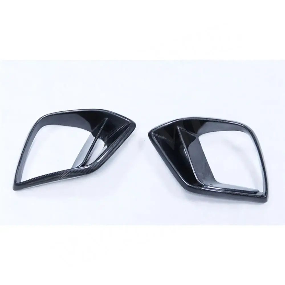 VACOMUL Dry Carbon Front Bumper Fog Lamp Air Vent Trim For Benz AMG GT63 GT63S 4Door 2019-2023 Car Bumper Decoration