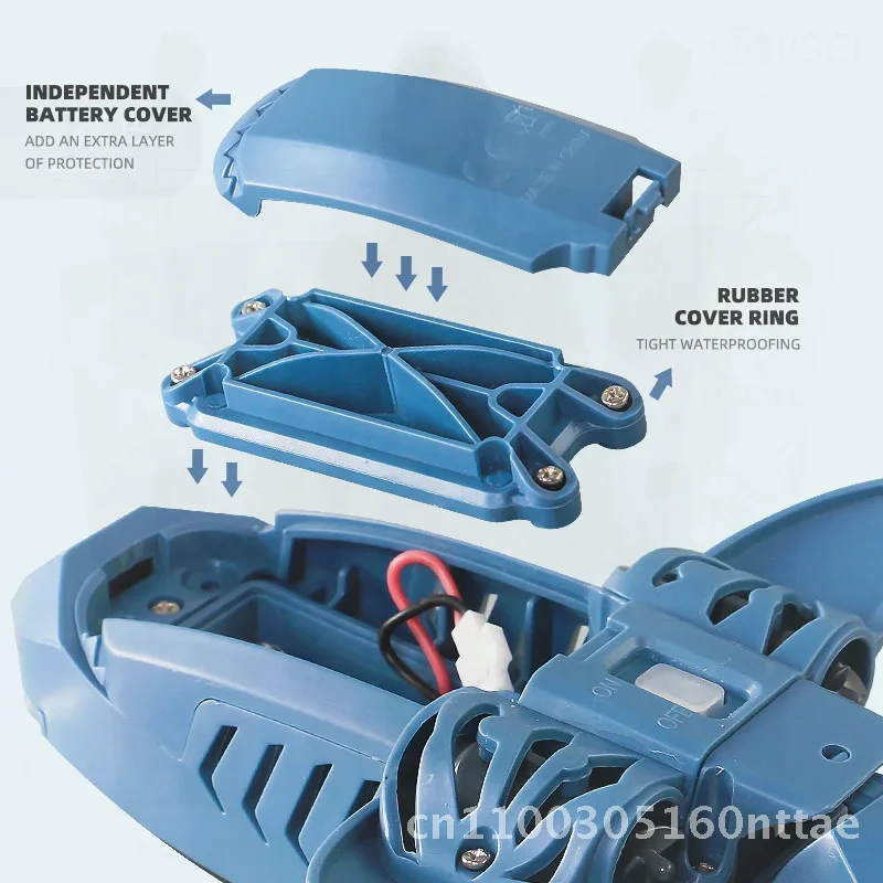 C tiburón juguetes para niños Control remoto animales Robots bañera piscina eléctrica niños regalo cosas geniales submarino controlado por Radio