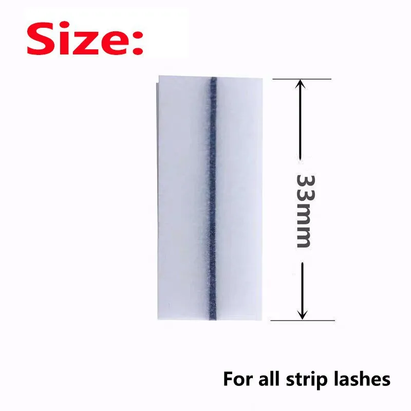 40Pcs/Box Reusable Self-Adhesive Glue-Free Eyelash Glue Strip No Glue Hypoallergenic False Eyelashes Extension Tape Makeup Tools