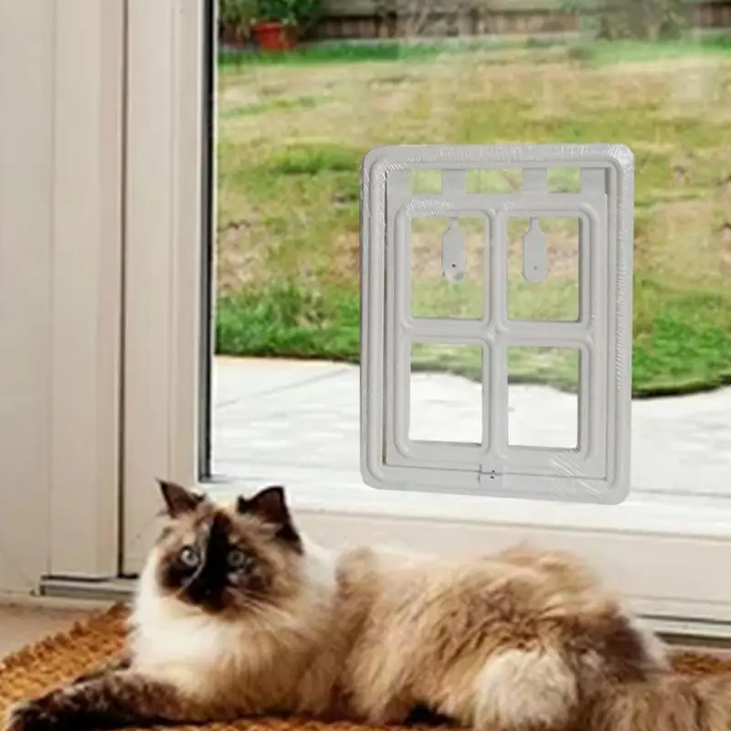 Pet Screen Door Magnetic Cat Door For Window Easy Setup Pet Door Pet Supplies Pet Safe Doggie Door For Dog Cat Kitten For Indoor