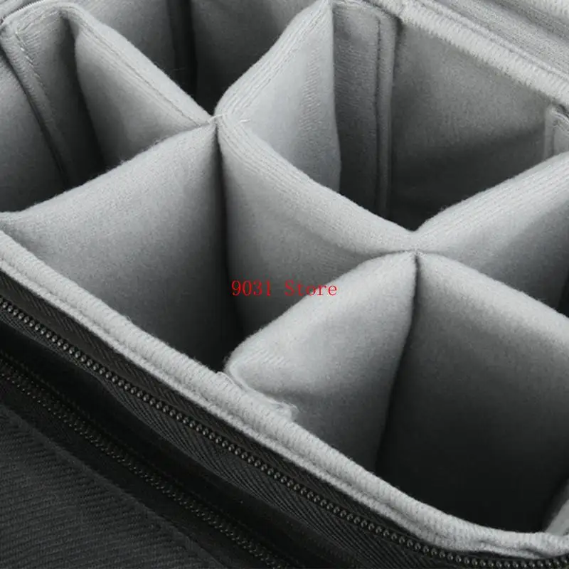 Portable Microphones Storage Bag EVA Shockproof Large Capacity Shoulder Case