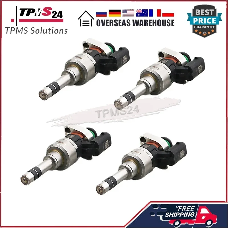 4PCS Fuel Injectors 55577403 For 2016-2019 GMC Terrain Buick Encore Chevrolet Cruze Malibu Equinox