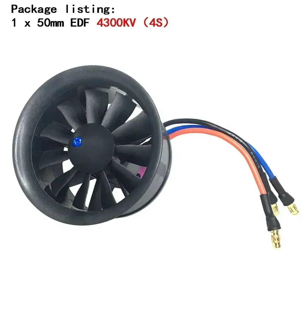 Ventilateur canalisé d'avion EDF 50mm 64mm 70mm 90mm 11/12 pales 50A ESC pour e-flite Viper RC Jet modèle d'avion pièces de rechange