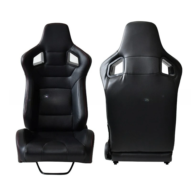 Sports racing seat Adjustable split car seat PVC universal seat