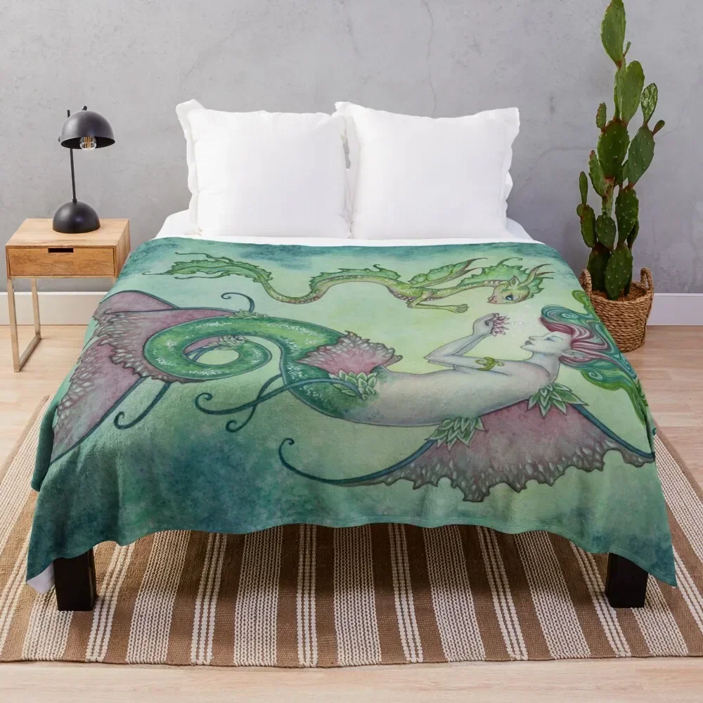 Magic Under The Water Throw Blanket For Decorative Sofa Soft Beds Luxury St Quilt Blankets