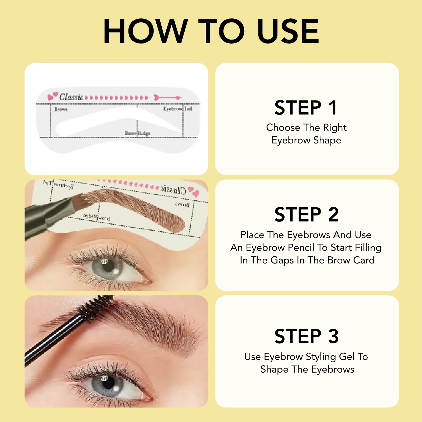 O'CHEAL Styling Gel per sopracciglia 3D Feathery Wild Brow Wax Double-end Impermeabile Sculpt Sapone Matita per sopracciglia Trucco per occhi Cosmetici