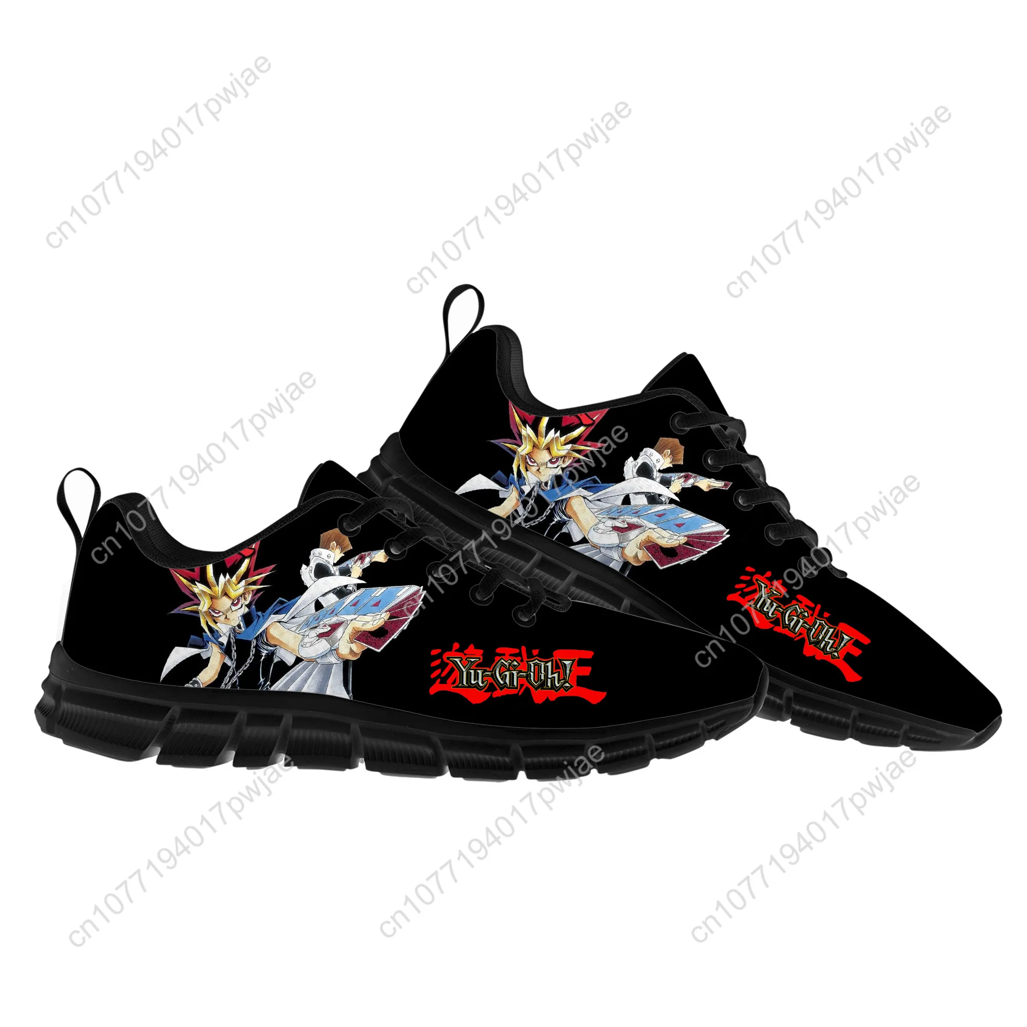

Yu Gi Oh Anime Flats Sports Shoes Yugi Muto Printed Mens Womens Sneakers Fashion Casual Hiking Running Sneaker