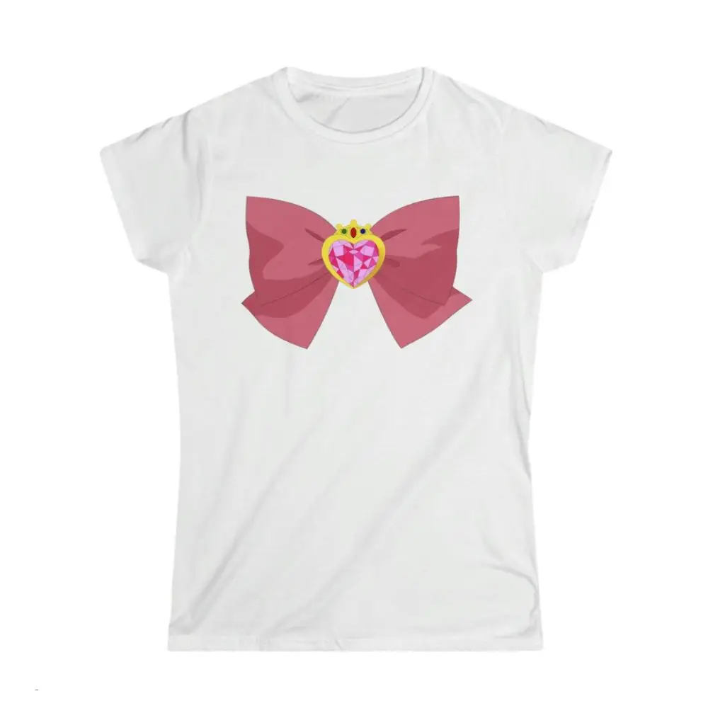 Sailor Chibi Moon T-shirt Sailor Senshi Girl Anime Tee Girl Hero Luna Artemis T Shirt Sailor Moon Brooch Cosplay Top Clothes