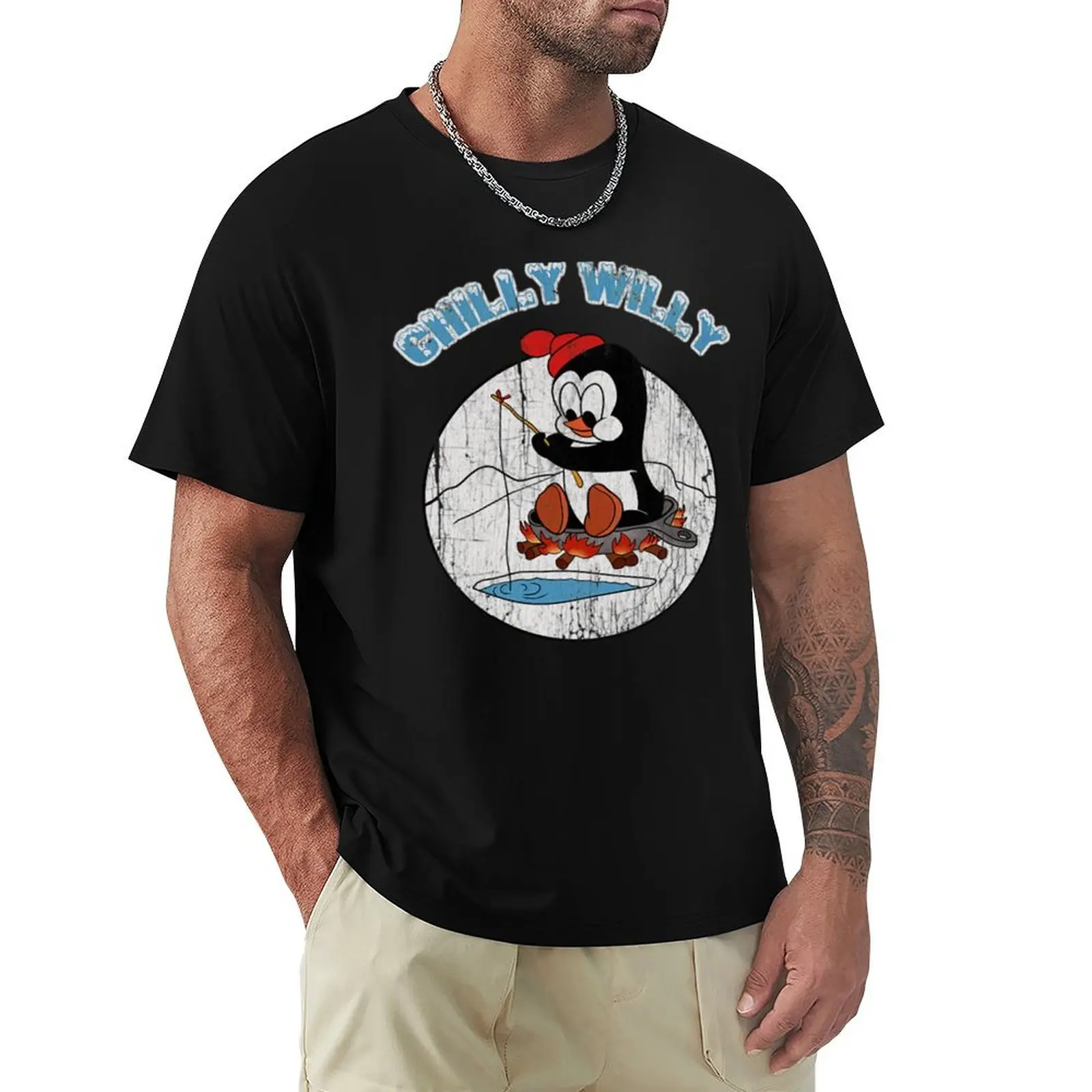 Chilly Willy T-Shirt Basic All Season Solid T-Shirt