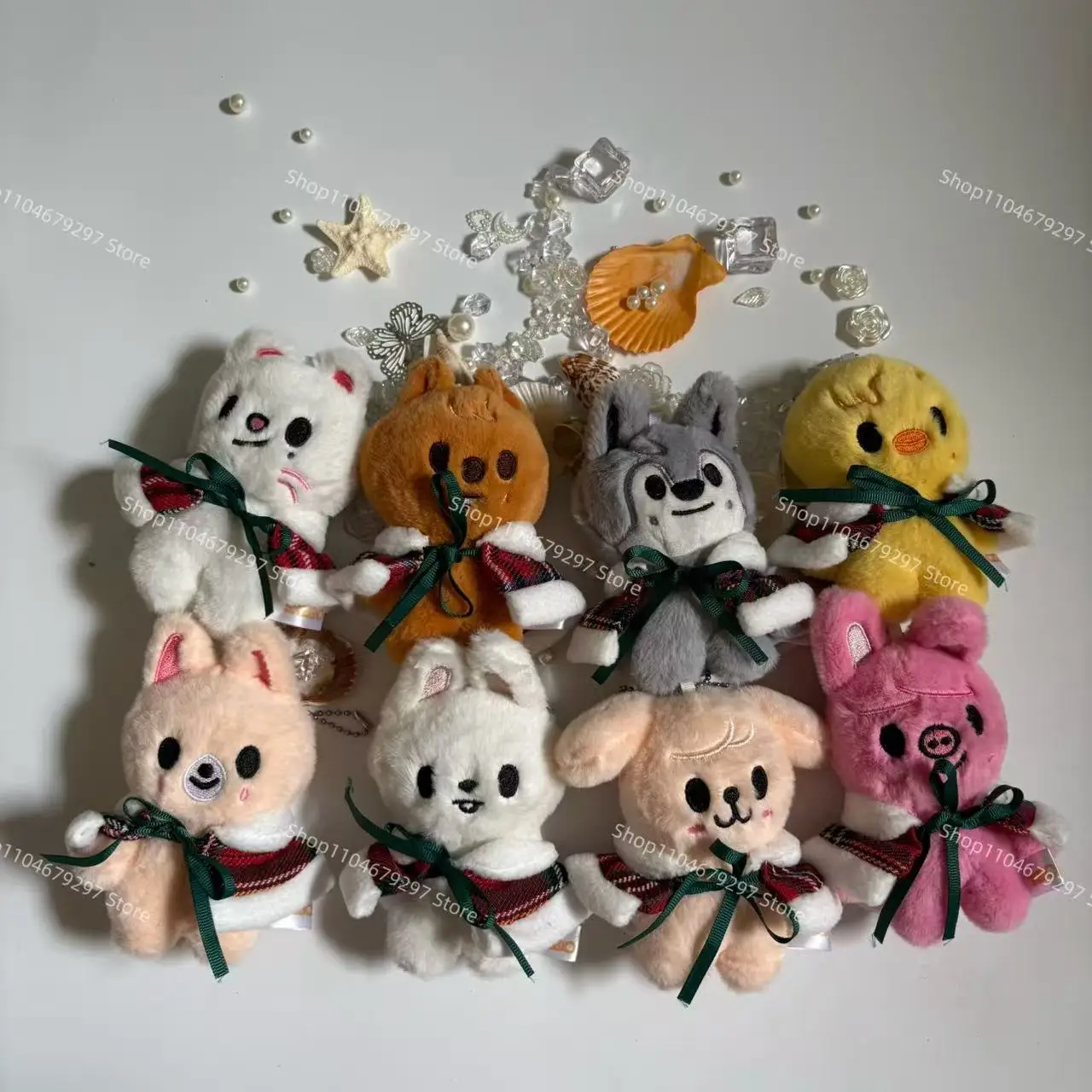 SKZOO Stray Kids Schlüsselanhänger Weihnachten Herbst/Winter Umhang Stil Fan Geschenk Geschenk Limited Memory Festival Zeremonie TXT Plüschpuppe