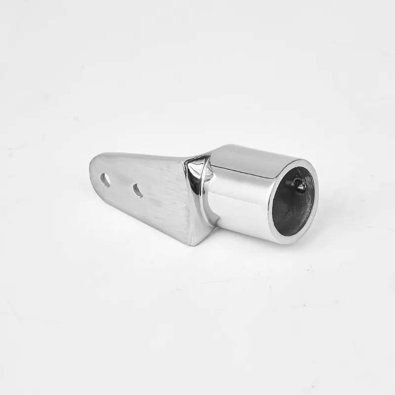 Stainless steel sliding cap bracket, single top wire thickened sliding cap, awning accessories Marine connection fixture