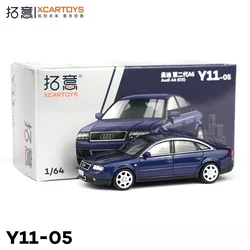 XCARTOYS Diecast alloy model 1/64 Audi 2nd Generation A6- dark blue, children's collection of decorative toys, children's gifts.