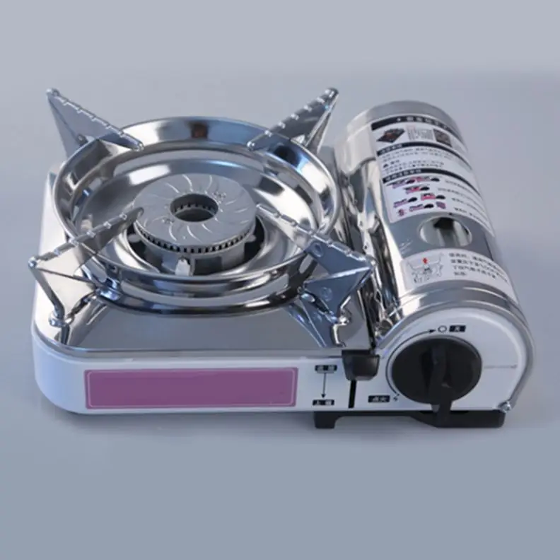 휴대용 가스 버너 중국 요리 버너 쿠커 캠핑 접이식 스토브