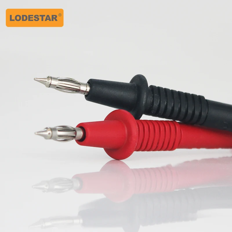 LODESTAR LA04013 Digital Multimeter Probe Test Leads 1000V 10A Universal Needle Tip Multi Meter Tester Lead Probe Wire Pen Cable