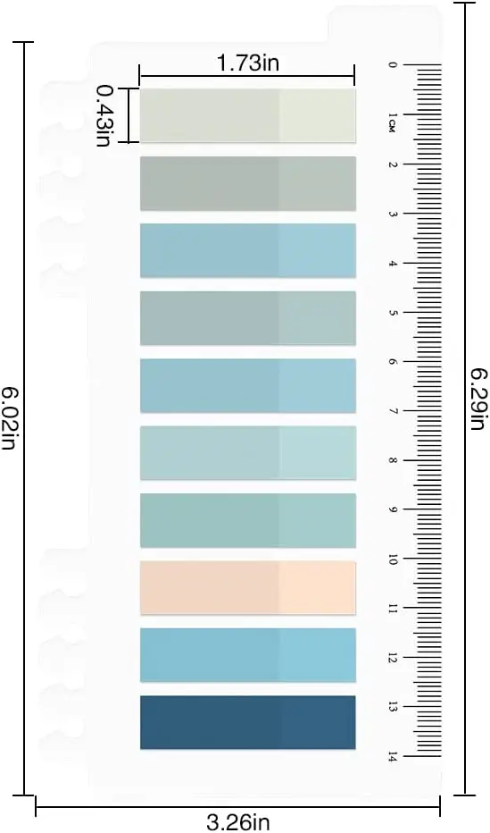 Set Klebrige Tabs Beschreibbar und Repositionierbar Index Tabs Morandi Bunte Adhesive Sticky Notizen Tabs