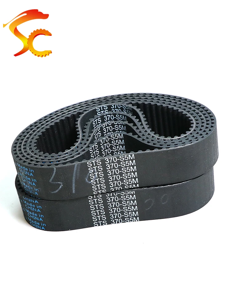 STS S5M Rubber Timing Belt Length 365 370 375 380 385 390 400 410 415 420mm Width 6/10/12/15/20/25/30mm Toothed Belt