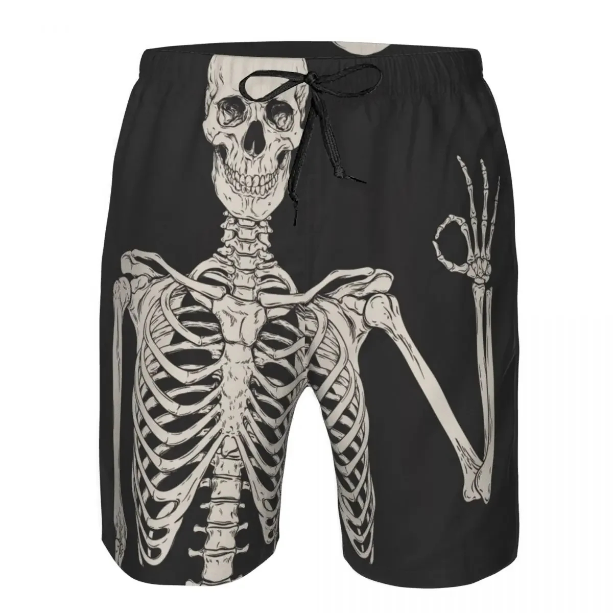 

Swimwear Mens Swim Shorts Beach Swimming Trunks For Man Skeleton Skull Pose Swimsuit Surf Board Bathing Suit