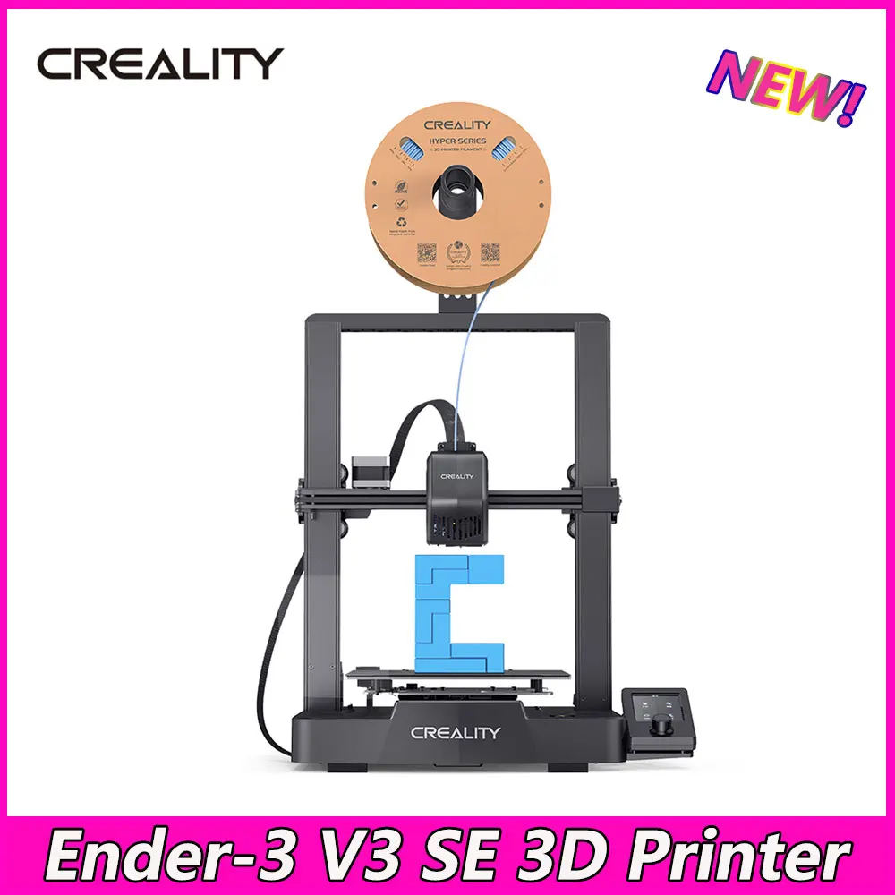 

Creality Ender-3 V3 SE 3D Printer Sprite Direct Extrusion 250mm/S Faster Printing Speed Dual Z-Axis IU Display CR Touch Y Optica