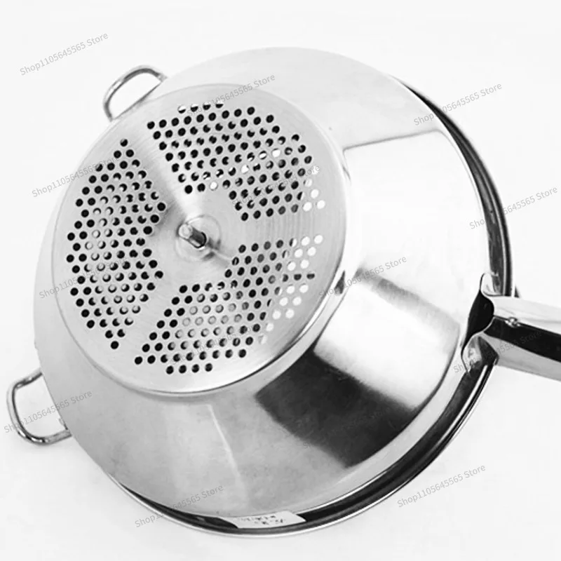 For Stainless Steel Manual Potato Mixer, Masher, Mud Press, Vegetable and Fruit Complementary Food Multi-purpose Cooker