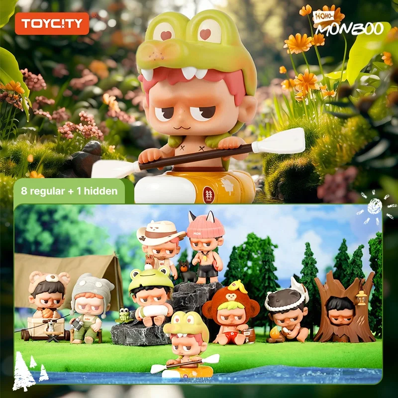 

TOYCITY MONBOO "Camping Diary" Blind Box - Random Cute Collectible Figure, Desk Decor & Birthday/Christmas Gift