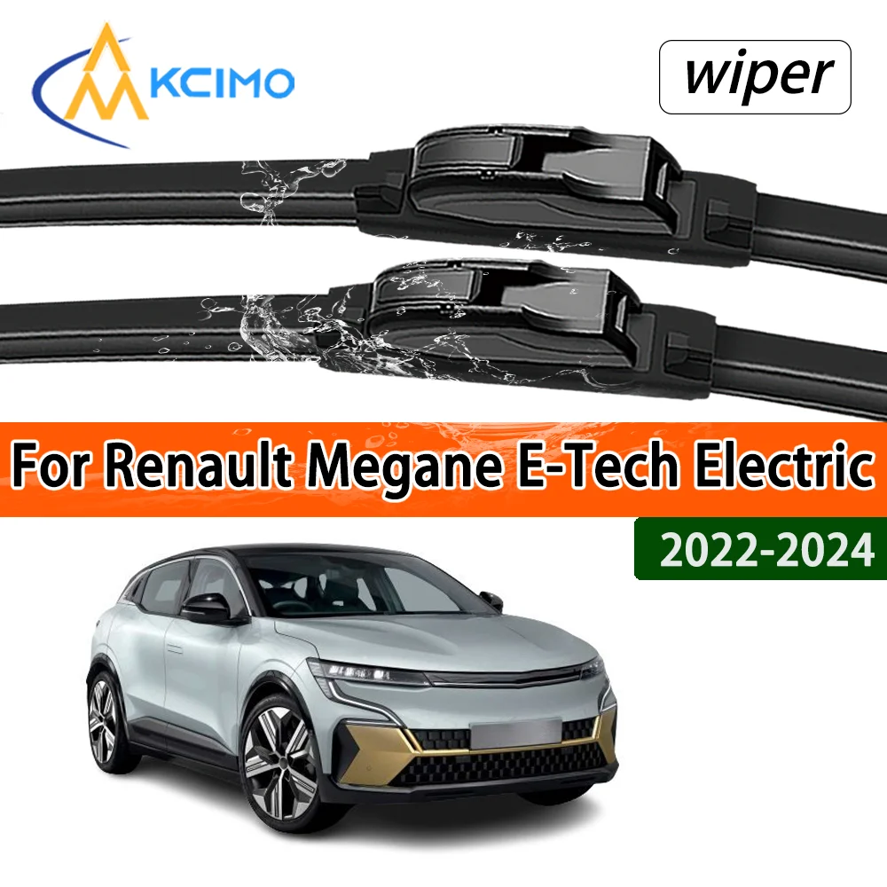 Für Renault Megane E-Tech Electric 2022-2024 2023 Slient Front Wischer Klingen Auto Windschutzscheibe Fenster Wischer Zubehör