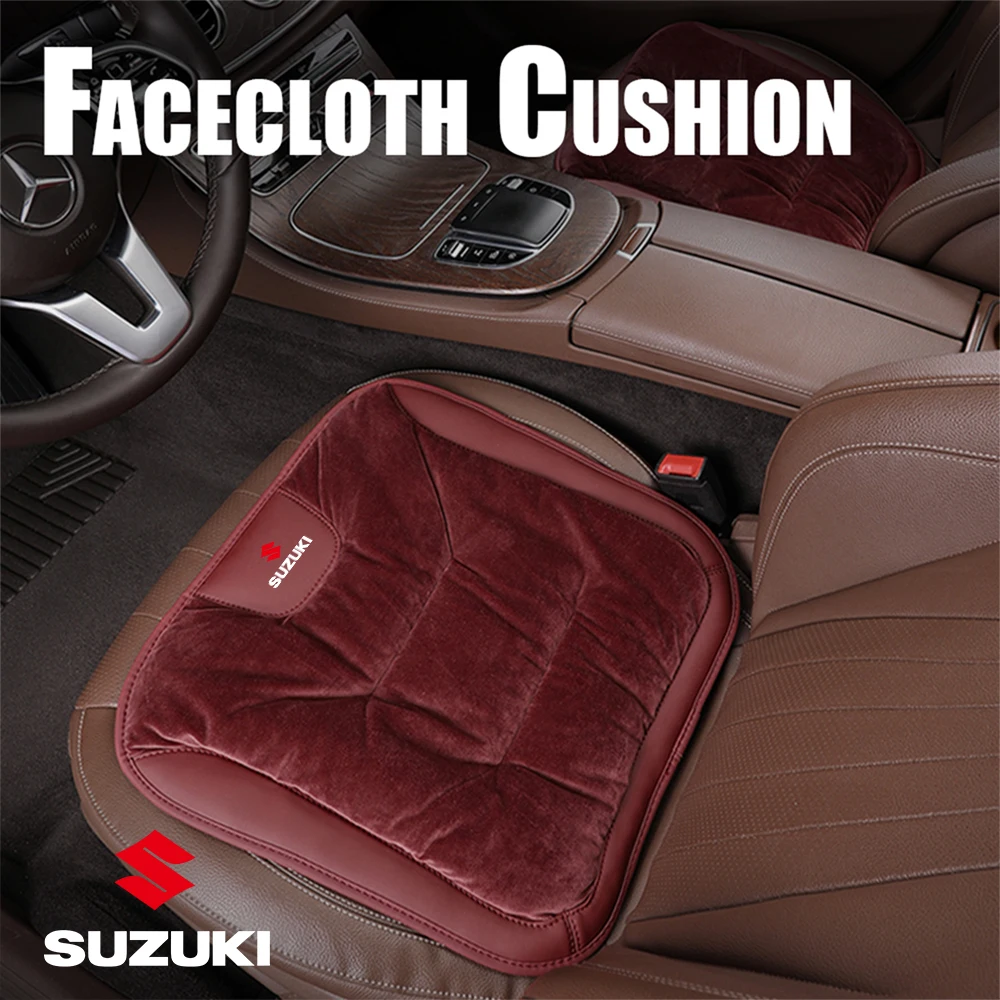 

Flannel Car Seat Cushion Winter Warm Anti Slip Rear Seat Breathable Pad