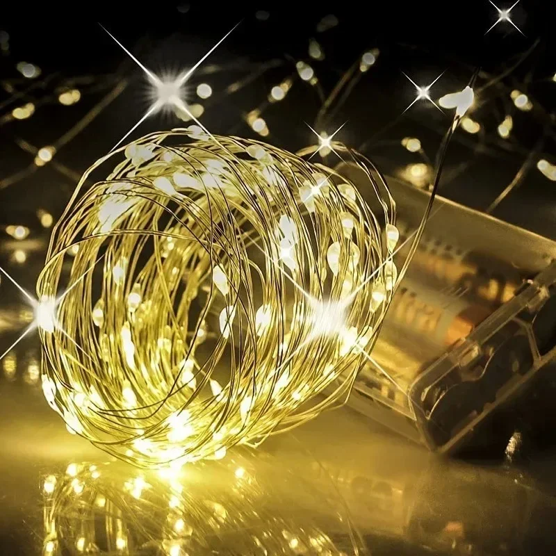 

Fairy Light String Led Copper Wire String Light 1/2/3/5/10/30M USB/Battery Powered For Bedroom Garden Party Wedding Decoration