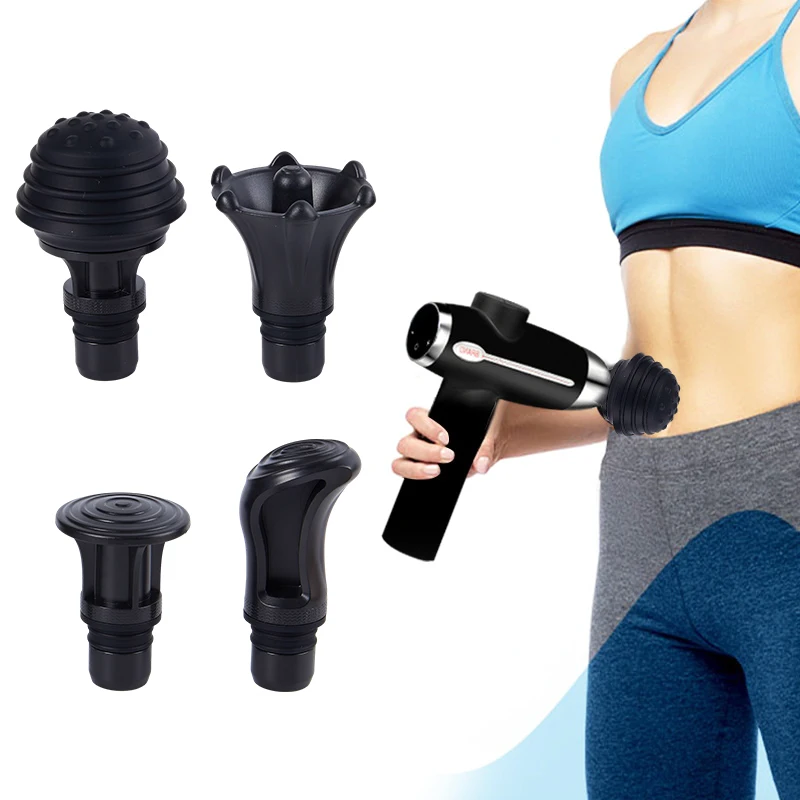 4Pcs Muscle Relaxation Massage Gun Heads For Massager Muscle Relaxation Accessories Suitable Comfortable