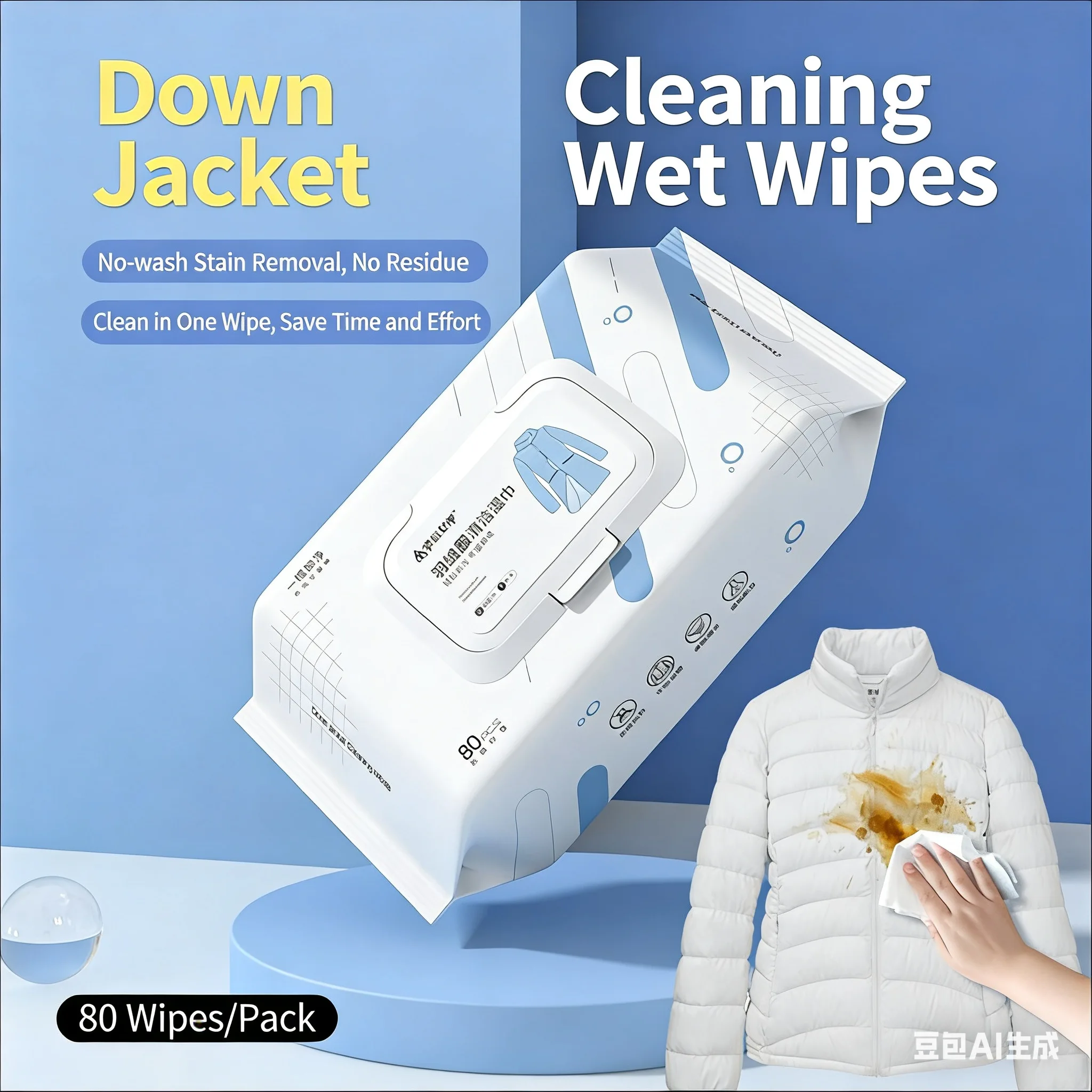 lencos-de-limpeza-para-jaquetas-de-pluma-80-unidades-lencos-removedores-de-manchas-sem-lavagem-formula-suave-segura-para-roupas-e-maos