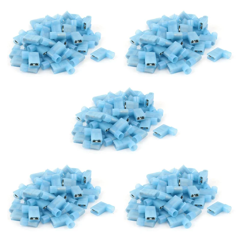 

FAST-200Pcs 90 Degree Insulated Female Push On Wire Terminal Connector