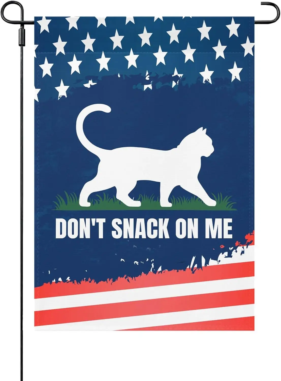 Dont Snack On Me House Flag One Size Double SidedVintage Funny Garden Flags Double Sided For Beach Funny Garden Flag One Size Ou