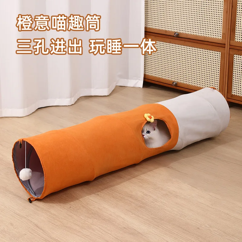 tunel-poroso-para-gatos-juguete-con-diseno-de-dragon-de-dibujos-animados-plegable-para-gatos-y-perros-facil-de-guardar-suministros-para-mascotas