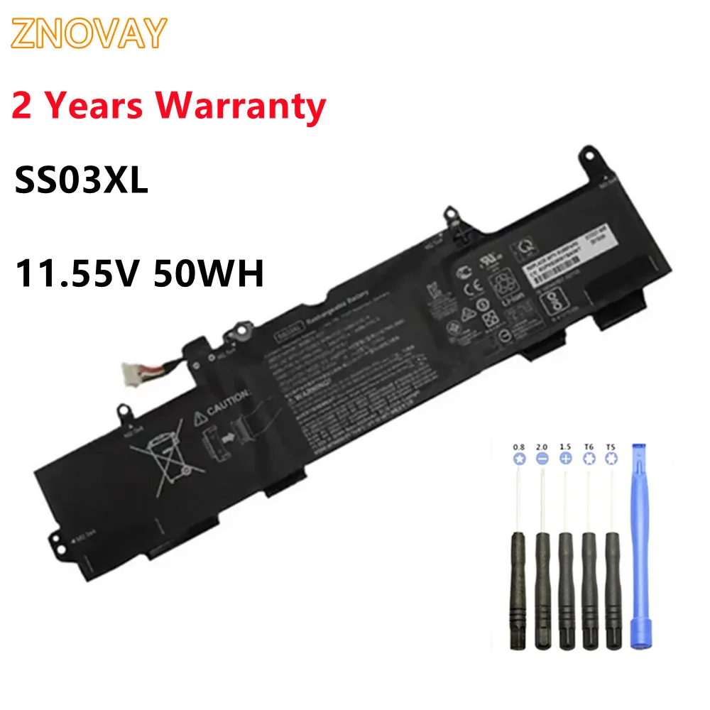 ZNOVAY SS03XL Laptop Battery For HP EliteBook 730 735 740 745 755 830 840 846 G5 ZBook 14u G5 HSN-I12C HSN-I13C-4 HSN-I13C-5 New