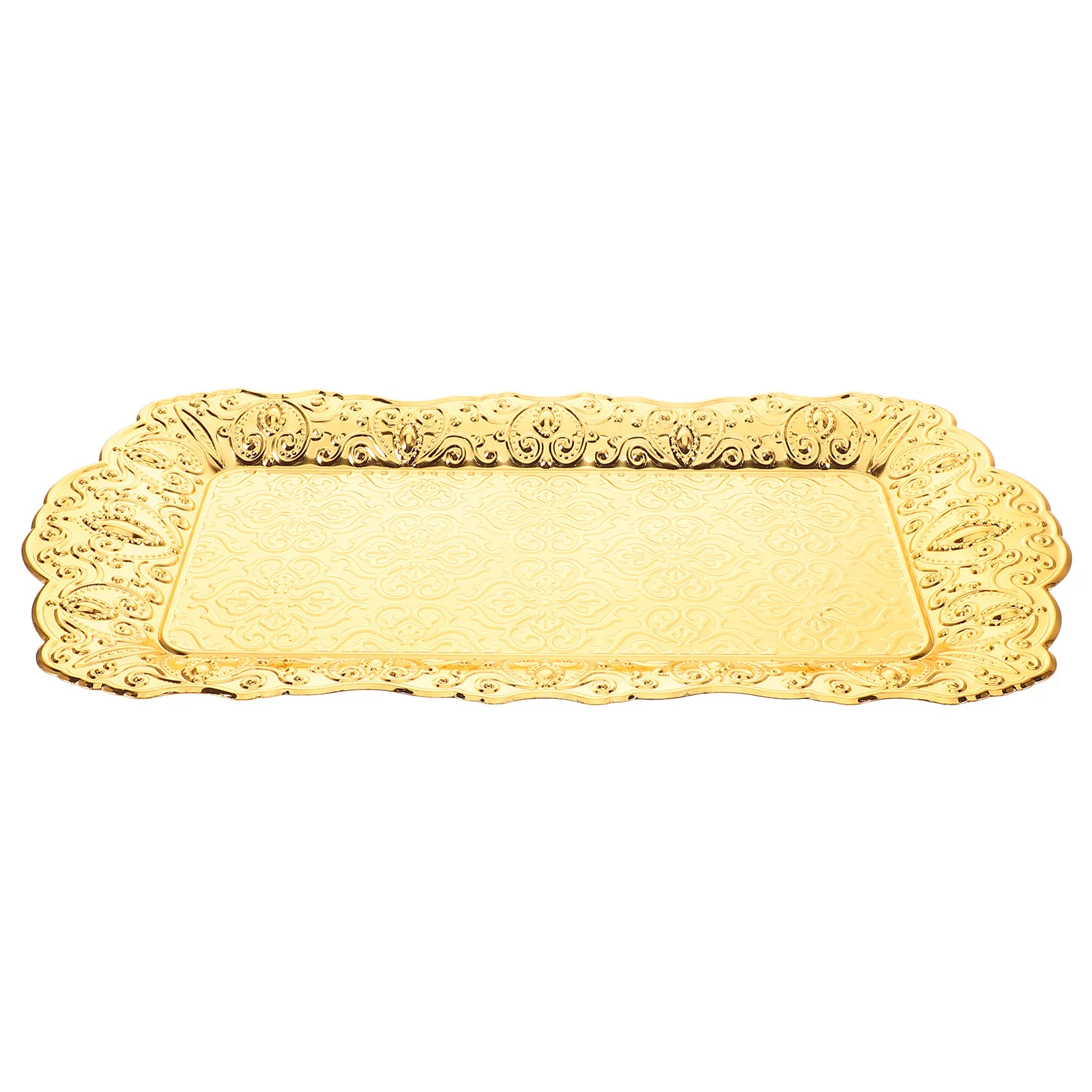 

Elegant Metal Fruit Tray Party Serving Tray Coffee Table Decorative Tray Living Room Tea Cup Tray Home Decor Aluminium Alloy Tra