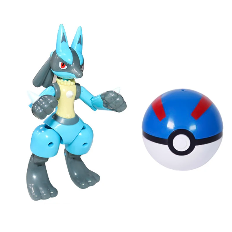 Pokemon Figur Dragonite Gengar Mew Snorlax Lapras Pokeball Elf Ball Verformung Spielzeug Pikachu Monster Pädagogische Puppe Kinder Geschenk – Detail 24