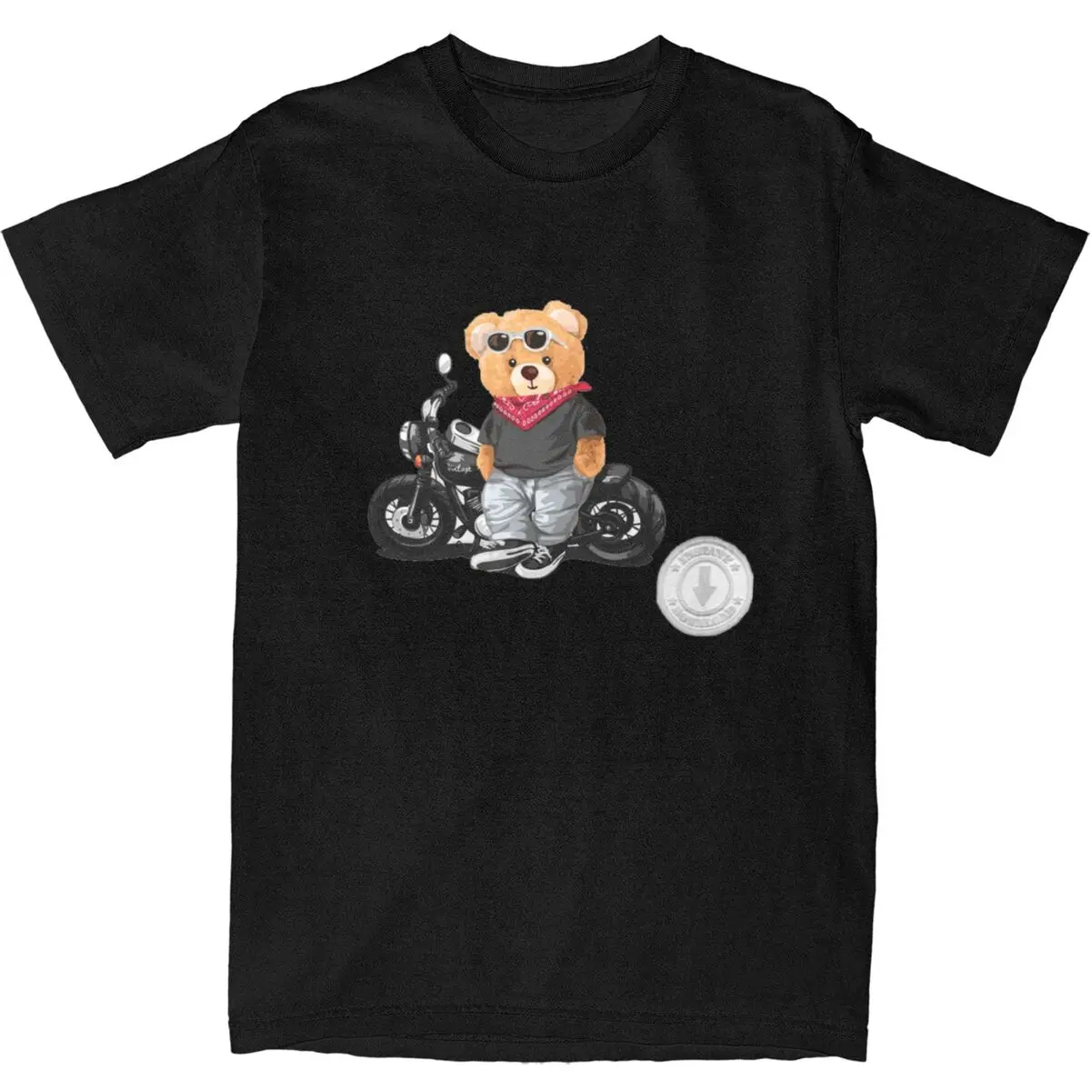 Oversized T-Shirt Motorcycle Enthusiast Street Rider Cotton T-Shirts Trending Tee Shirt for Men Summer Y2K Short Sleeve Clothing