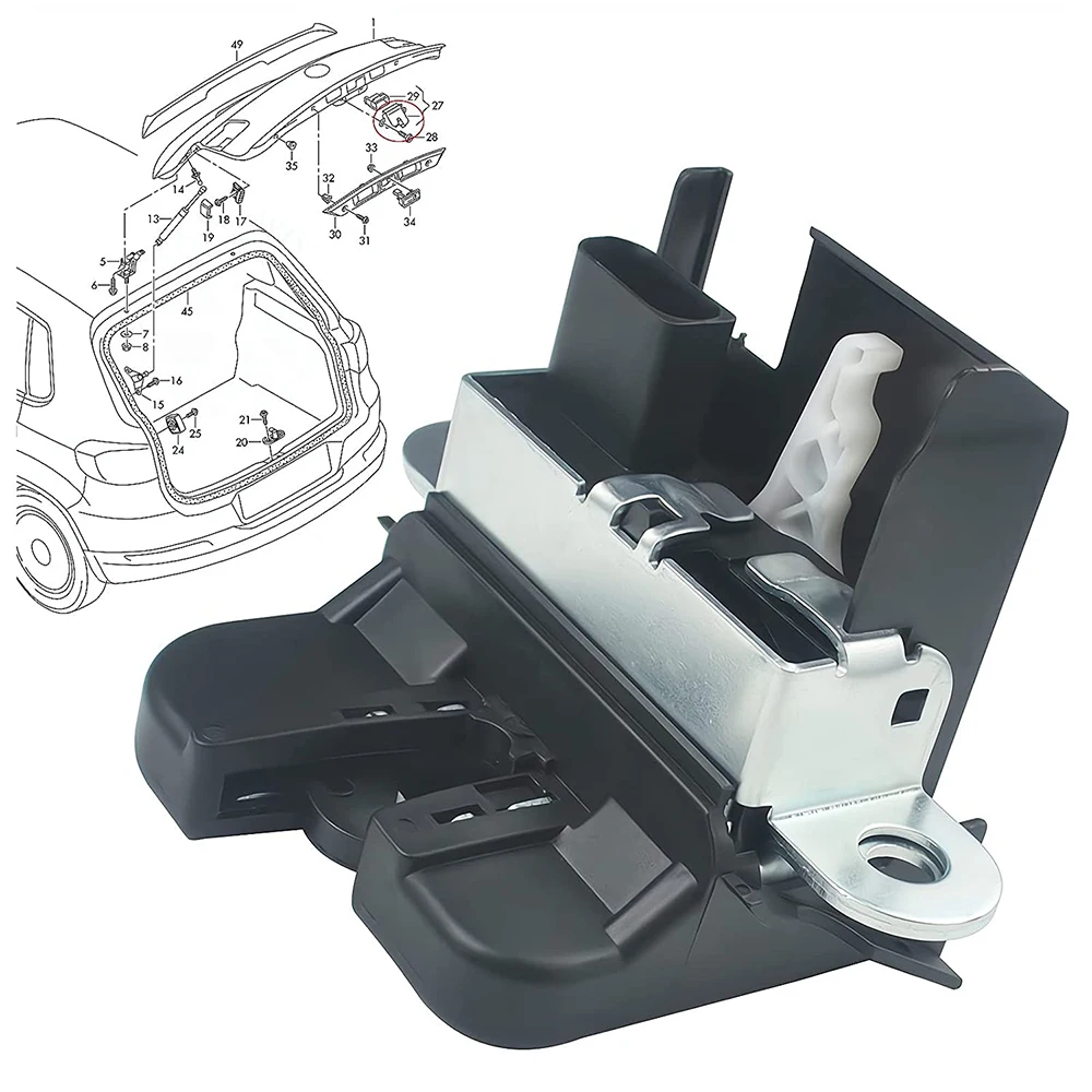 NEW 5ND827505 5KD827505 6RD827505 REAR TRUNK LOCK ACTUATOR LATCH FOR VW GOLF PASSAT TIGUAN SEAT