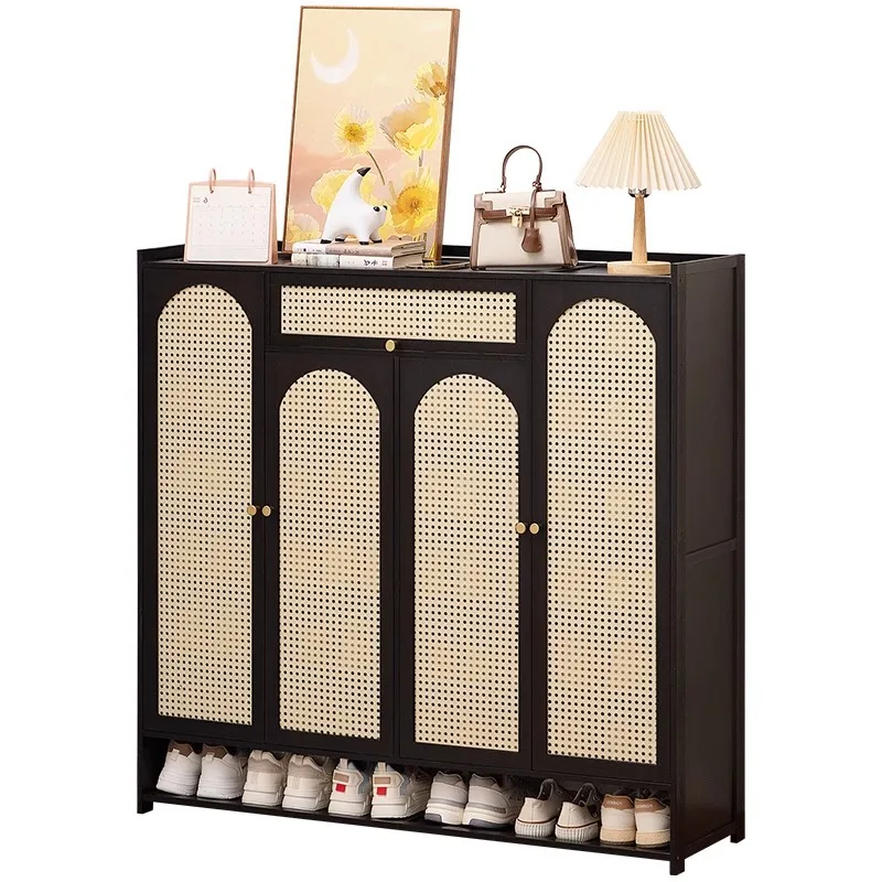 

Door shoe cabinet high vertical entry cabinet integrated door corridor for extremely narrow household multi-layer with door