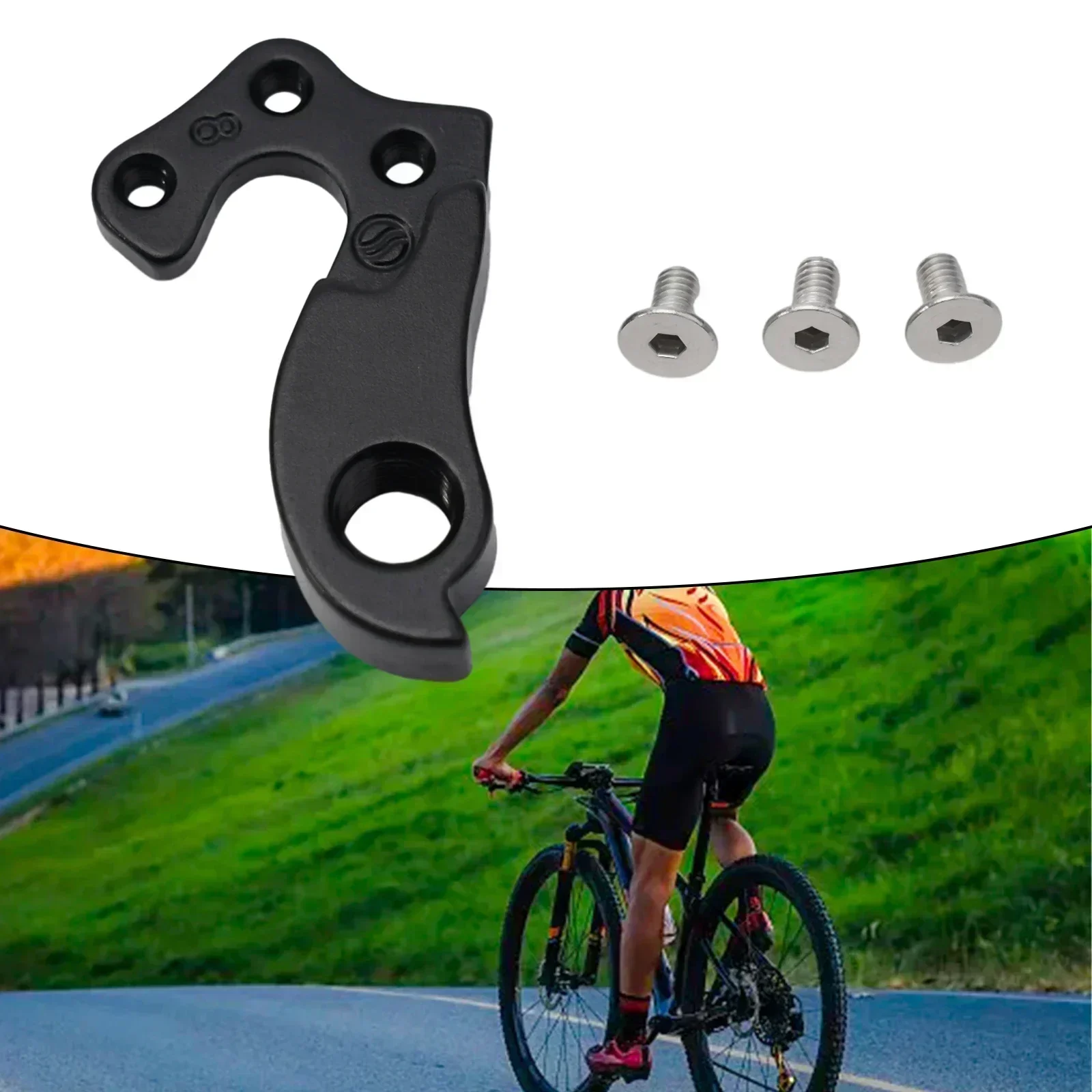 Aluminum Bicycle Tail Hook For BERGAMONT BGM H030 Compatible With E Revox 6 0 2017 7 0 2017Easy Installation