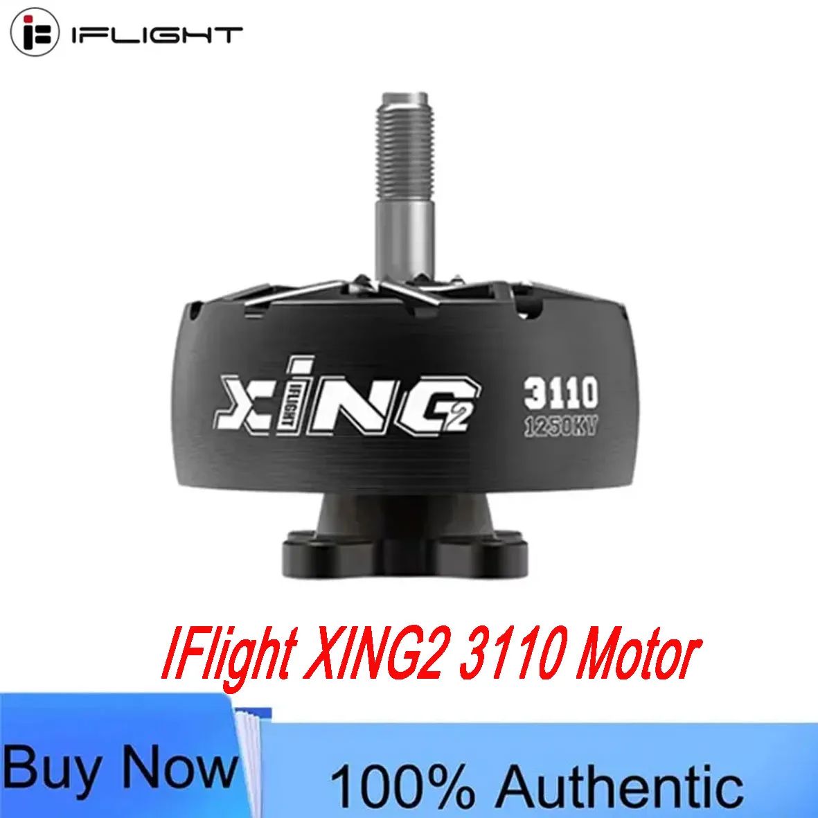 iFlight XING2 3110 Brushless Motor, 1600KV/1250KV (6S) & 900KV (8S) Options with Titanium Shaft, for Cinelifter X8Pro & Protek60
