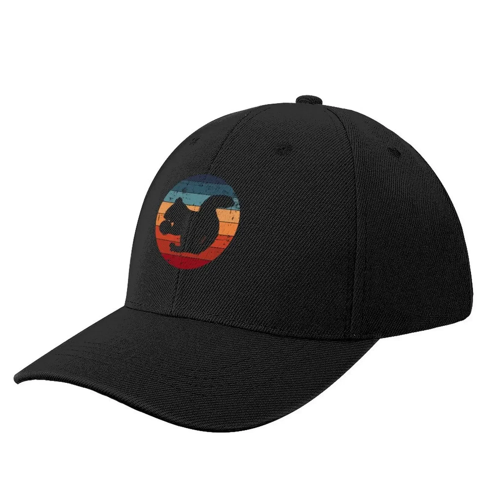 Esquilo Retro Vintage puesta de sol animales hombres mujeres gorra de béisbol caballo sombrero icono sombrero para el sol Golf sombrero chica hombres