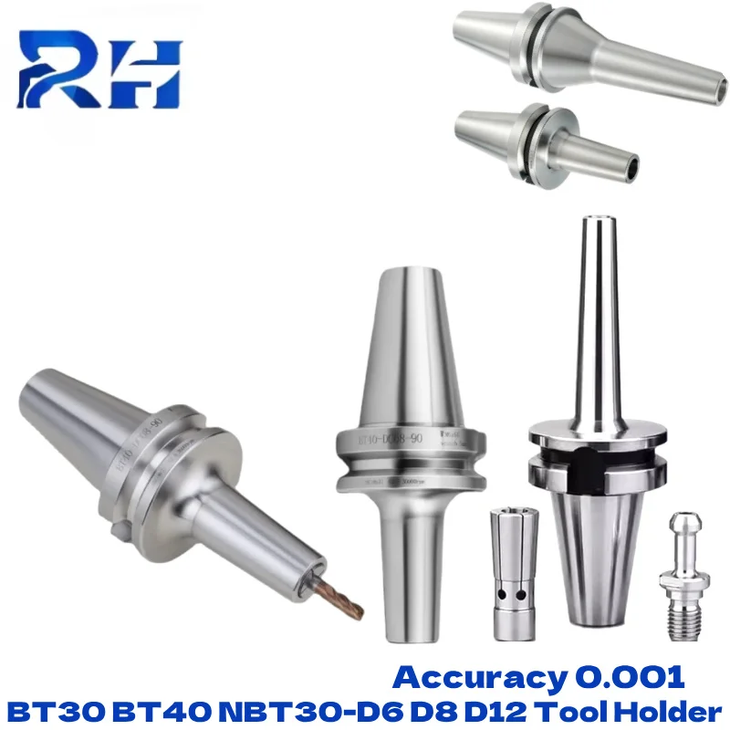 BT30 BT40 NBT30 Tool Holder DC6 DC8 DC12 Pull Back CNC Tool Holder Bt30 DC8 Sdc Sdc6 Sdc8 Sdc12 Collet Tool Holder Bracket Tool