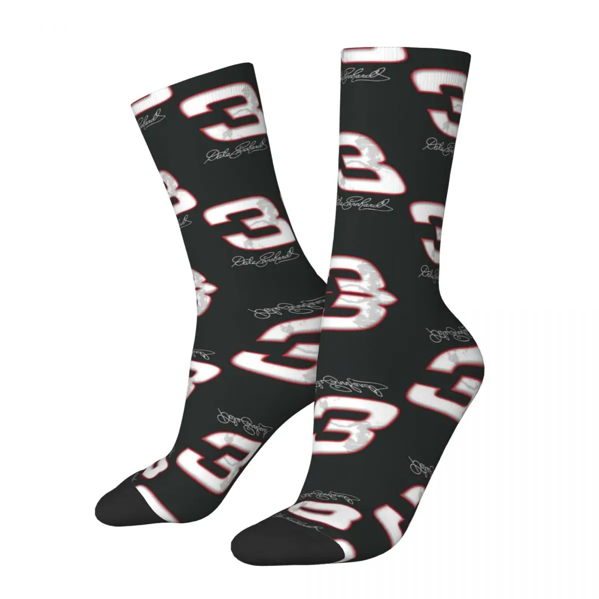 Dale Earnhardt Race Car Driver Socks Harajuku Sweat Absorbing Stockings All Season Long Socks Accessories for Unisex Gifts