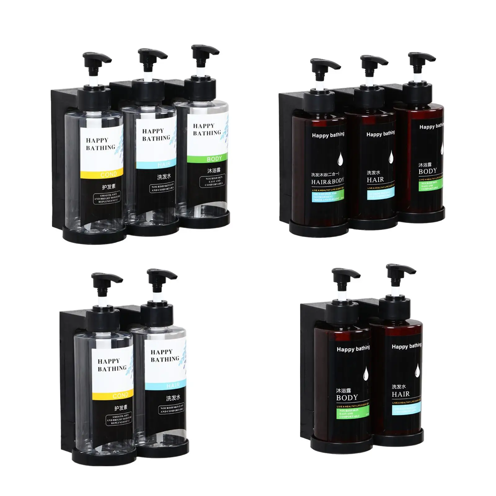 

Настенная бутылка с насосом Портативная многофункциональная бутылка для лосьона Ручной пустой насос