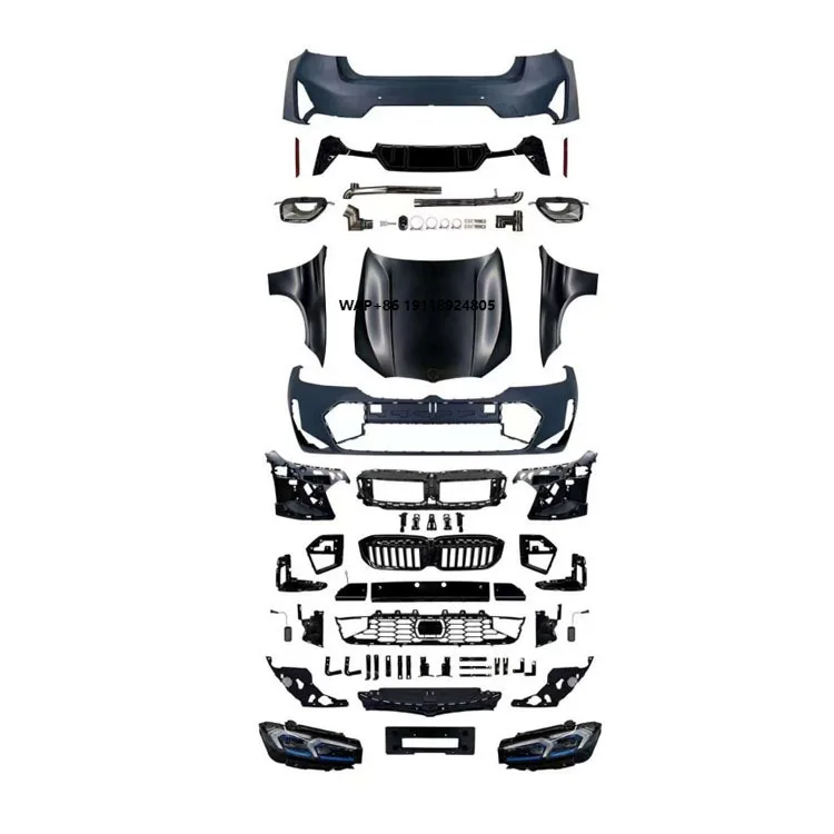 

For 3 Series F30 F35 Car Accessories New Upgrade Front and Rear Bumper Headlights Hood Body Kit
